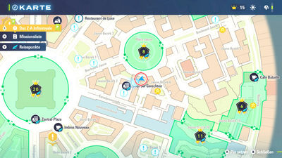 Screenshot von Nebenmissionen