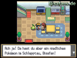 Eure Mutter staunt über das erste Pokémon!