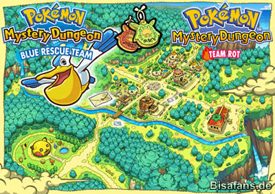 Pokemon Mystery Dungeon: Team Blau (Nintendo DS)