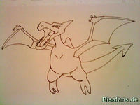 Zeichenkurs Aerodactyl - Schritt 8