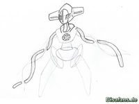 Zeichenkurs Deoxys (Normalform) - Schritt 7