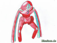 Zeichenkurs Deoxys (Verteidigungsform) - Schritt 10