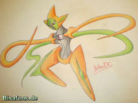 Zeichenkurs Deoxys (Angriffsform) - Schritt 12