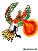 Zeichenkurs Ho-Oh - Schritt 29