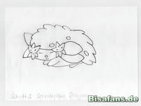 Zeichenkurs Shaymin (schlafend) - Schritt 6