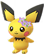 Shiny Blumenkranz-Pichu