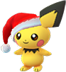 Shiny Weihnachtsmützen-Pichu