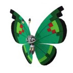 Vivillon Ziergartenmuster