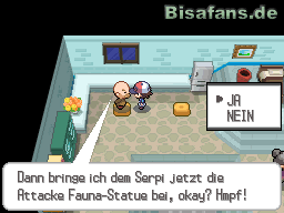 Dieser Herr bringt deinem Starter eine mächtige Attacke bei