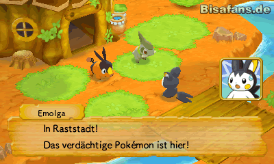 Das verdächtige Pokémon ist da