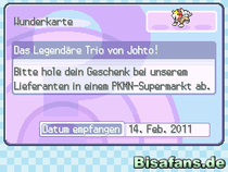  Entei Wunderkarte 