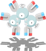 Standard-Pose von Magneton