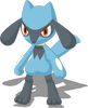 Standard-Pose von Riolu