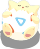 Wiegepose-Pose von Togepi