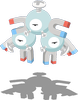 Herabschwebepose-Pose von Magneton