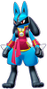 Screenshot von Lucario mit einem Skin