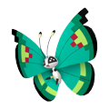 Vivillon Ziergartenmuster