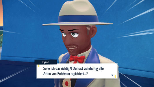 Zeichenpin erhalten in Pokémon Karmesin und Purpur