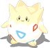 Andersrumpose-Pose von Togepi