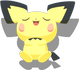 Sorglospose-Pose von Pichu