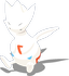 Sitzflatterpose-Pose von Togetic