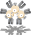 Herabschwebepose-Pose von Magneton