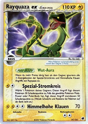 EX Dragon Frontiers 97/101 Rayquaza ex δ
