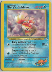 Gym Heroes 85/132 Misty's Goldeen