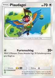 Kollision von Raum und Zeit 141/155 Plaudagei