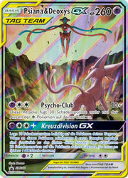 SM Black Star Promos SM240 Psiana & Deoxys TAG TEAM GX
