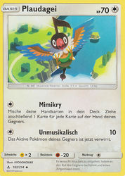 Kräfte im Einklang 162/214 Plaudagei