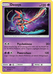Sturm am Firmament 67/168 Deoxys