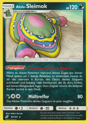 Teams sind Trumpf 84/181 Alola-Sleimok