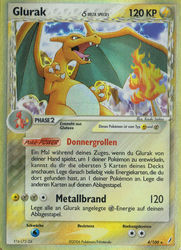 EX Crystal Guardians 4/100 Glurak δ