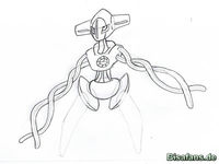 Zeichenkurs Deoxys (Normalform) - Schritt 9