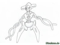 Zeichenkurs Deoxys (Normalform) - Schritt 10