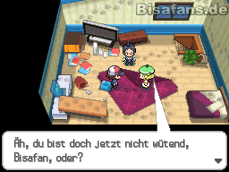 Das Zimmer sieht nun aber aus …