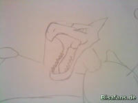 Zeichenkurs Aerodactyl - Schritt 4