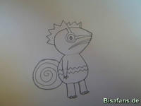 Zeichenkurs Kecleon - Schritt 7