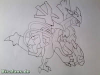 Zeichenkurs Kyurem - Schritt 10