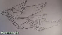 Zeichenkurs Reshiram - Schritt 9