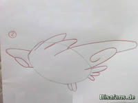 Zeichenkurs Togekiss - Schritt 2