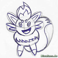 Zeichenkurs Zorua - Schritt 4