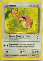 Base Set 2 48/130 Lickitung