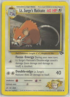 Gym Challenge 53/132 Lt. Surge's Raticate
