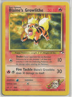 Gym Heroes 35/132 Blaine's Growlithe