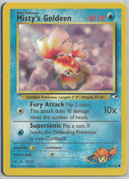 Gym Heroes 85/132 Misty's Goldeen