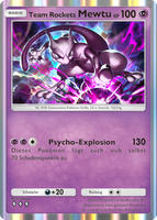 Team Rockets Pläne 030/072 Team Rockets Mewtu