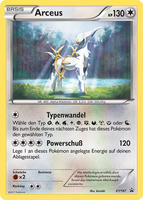 XY Black Star Promos XY197 Arceus