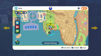 Fundort der blauen Pfähle in Pokémon Karmesin und Purpur